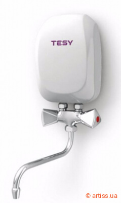 Фото водонагреватель электрический проточный tesy iwh 35 x02 ki со смесителем