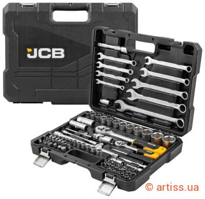 Фото набір инструментів 6-гранний 82 од 1/2", 1/4" jcb tools  jcb-4821-5