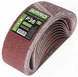 Шліфувальна стрічка нескінченна 75х533мм Р36 (10 шт) Apro 828050