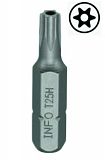 Біта 1/4" L30мм TORX T30H с отв. INFO (9273030 I)