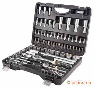 Фото набір инструментів 6-гранний 94 од 1/4", 1/2" rockforce (rf-4941-5)