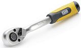 Tpіcкaчкa 3/8" 72 зубця 250мм (с зігнутою ручкою) Профі Сила (257008)