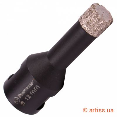 Фото свердло алмазне 12мм ddr-v 12x30xm14 keramik pro baumesser 910283018047