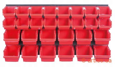 Фото панель для інструментів 78х39см kor1 на 28 контейнерів kistenberg kor1-s411