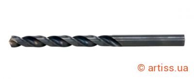 Фото свердло по металу 12,2 мм hss din 338 rn 130° спіральне zebra wurth (0624001220)