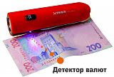 Ліхтар акумуляторний світлодіодний з детектором валют 1 Вт червоний Evrolight (TGX-8069)