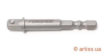 Фото адаптер-перехідник під шуруповерт 1/4" на 1/4" l50мм forsage (f-8092250)
