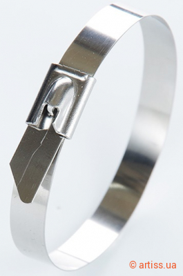 Фото хомут металевий 4,5х200 (100 шт.) (універсальний) apro (ctm-45200)