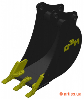 Фото ківш на екскаватор-навантажувач jcb 3cx / 4сх з ножем hardox 900 мм дзм (нв 90)