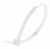 Стяжка нейлонова кабельна 4x200 біла (100 шт) Unifix CT-WU4200