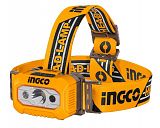 Ліхтар акумуляторний налобний на 200 lumen Ingco HHL013AAA8