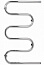 2) - Фото полотенцесушитель laris змеевик 25 рс5 500 х 800