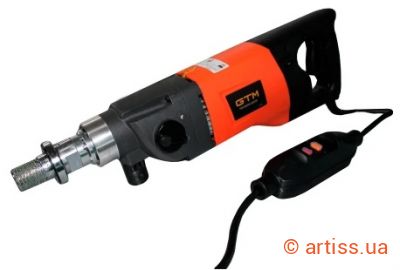 Купити GTM DK-160/2PD з мікроударом (в кейсі) уст. алмазного свердління Фото дриль алмазного буріння з мікроударом gtm (dk-160/2pd)