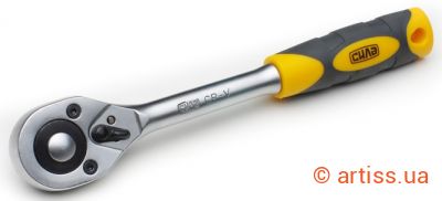 Купити Сила 1/2" 45 зубців 310мм тріскачка Фото tpіcкaчкa 1/2" 45 зубців 310мм майстер сила (257006)