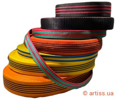 Фото стрічка поліпропіленова буксирувальна 40 мм (від 50м) дубкан