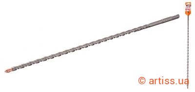 Фото свердло по бетону ø 10.0 мм l460 мм sds-plus s4 granite (0-10-460)