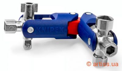 Фото ключ для електрошаф і систем замикання jointkey quadro knipex 00 11 06 v04