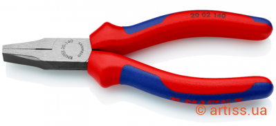 Купити Knipex з гладкими губками L=140 мм плоскогубці Фото плоскогубці з гладкими губками knipex l=140 мм (20 02 140)