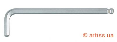 Фото ключ шестигранний екстрадовгий hex н8 (8 мм) king tony (112008mr)