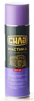 Купити Сила Мастика на бітумній основі 500мл захист Фото мастика на бітумній основі 500мл сила (951503)