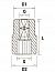 2) - Фото головка 3/8" 16 мм 6-ти гранна ultra (6065162)