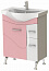 1) - Фото тумба ювента франческа ф3-65 с умывальником vittoria 65 розовый