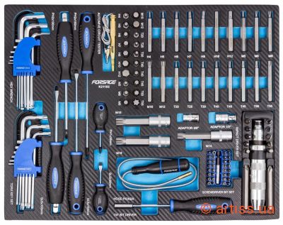 Фото набір инструментів у ложементі 119 од forsage (f-k21192)