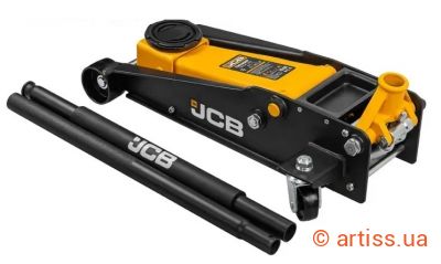 Фото домкрат підкатний гідравлічний 3т jcb tools  jcb-th33007