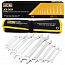 2) - Фото набір рожкових ключів 8-36 мм 10 од. jcb tools jcb-5103p