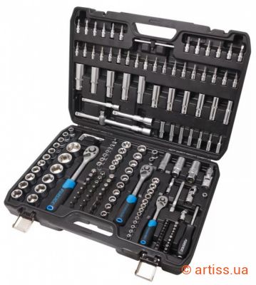 Фото набір инструментів 6-гранний 172 од 1/2", 1/4", 3/8" forsage (f-41723-5)