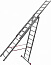 1) - Фото алюминиевая универсальная лестница кентавр 3x11