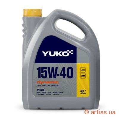 Купити YUKO DYNAMIC SG, CD 15W-40 4л моторне мастило Фото мастило моторне dynamic sg, cd 15w-40 4л yuko (020516)