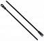 3) - Фото стяжка нейлонова кабельна з кріпленням 5x200 чорна (100 шт) apro (ctrm-b5200)