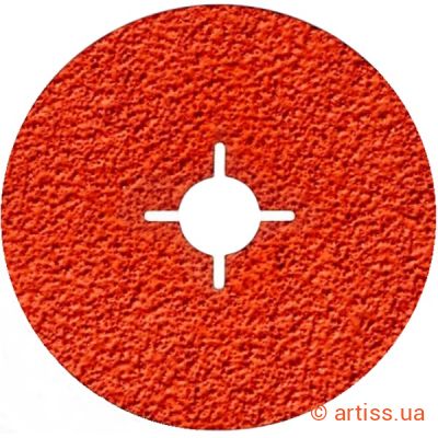Фото круг шліфувальний фібровий  ø 125мм p36 ceramic workman (53604)