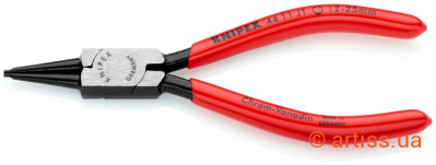 Купити Knipex 12 – 25 Ø мм, Ø наконечника 1,3 мм щипці для стопорних кілець Фото щипці для внутрішніх стопорних кілець knipex l=140 мм (44 11 j1)