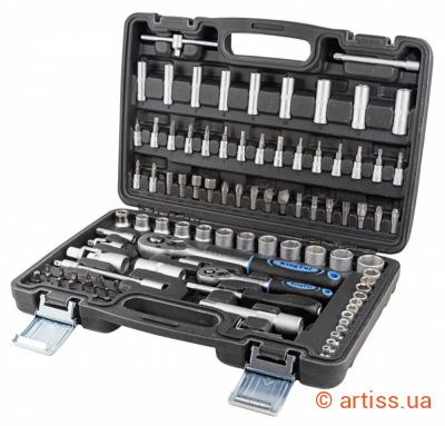 Фото набір инструментів 6-гранний 94 од 1/4", 1/2" kingtul (kt-4941-5euro)