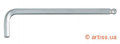 Фото ключ шестигранний екстрадовгий hex н8 (8 мм) unison (113008mrus)