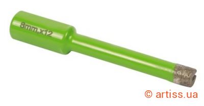 Фото свердло алмазне 8 мм ddr-b 8x50x12 granite active distar 17808035043