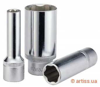 Купити Force 1/4" 14 мм Surface довга головка стандартна Фото головка 1/4" 14 мм surface довга force (5275014)