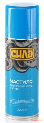 Купити Сила тефлонове сухе з PTFE 200мл мастило Фото мастило тефлонове сухе з ptfe 200мл сила (951484)