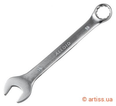 Фото ключ комбінований 19 мм alloid (к-2005-19)