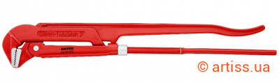 Купити Knipex 90° 4-3/8" (10-105мм) L=650мм ключ трубний Фото ключ трубний з губки 90° knipex 4-3/8" (10-105мм) l=650мм (83 10 030)