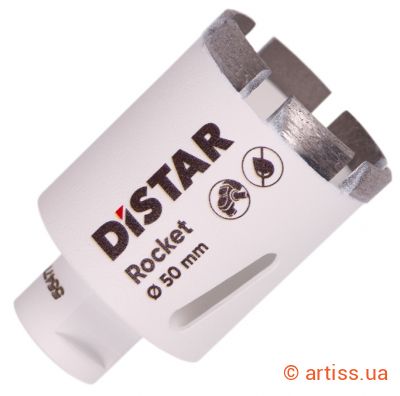 Фото свердло алмазне 50мм 50x45-6xm14 rocket distar 11120049028