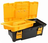 Скриня для інструментів з пластиковими замками органайзери 340x180x130 мм Tolsen 80190