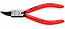 Фото - 1. Купити Knipex 12 – 25 Ø мм, Ø нак. 1,3 мм, під кутом 45° щипці для стопорних кілець 1) - Фото щипці для внутрішніх стопорних кілець в отворах під кутом 45° knipex l=140 мм (44 31 j12)