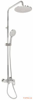 Купити Lidz Latwa 1030 на три споживачі (з виливом) (k35) LDLAT1030CRM45417 Chrome душова система Фото душова система універсальна lidz latwa 1030 на три споживачі (з виливом) (k35) ldlat1030crm45417 chrome