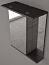 1) - Фото шкаф-зеркало fancy marble шз-8в 58 см (венге)